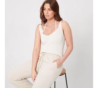 Be You Knitted Sweater Vest Crème 8 (XS) Female