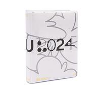 BE YOU Matter Pump - Agenda scolaire 2023 - 2024 - 12 mois, septembre 2023 - août 2024 - Agenda scolaire avec autocollant et pages de croquis avec couverture transparente, grand format 13,5 x 18,2 cm