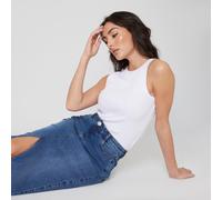 Be You Rib Racerback Vest Blanc 24 (5XL) Female