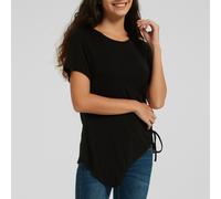 Be You Ruched Side Regular Fit T-Shirt Noir 18 (2XL) Female