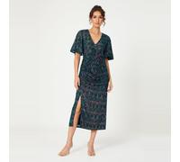 Be You Sequin V-Neck Maxi Dress Arc-en-ciel vert 22 (4XL) Female