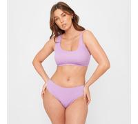 Be You Textured Bikini Bottoms Lilas 8 (XS) Female