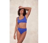 Be You Textured Square Neck Bikini Top Cobalt 16 (XL) Female