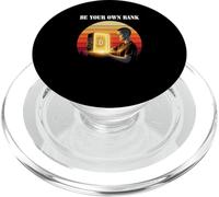 Be Your Own Banque liberté souveraineté Auto-Garde Bitcoin PopSockets PopGrip pour MagSafe