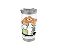 Be Yourself Don't Apologize Cottagecore Frog Gobelet isotherme en acier inoxydable double paroi
