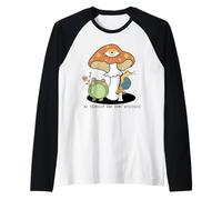 Be Yourself Don't Apologize Cottagecore Frog Manche Raglan