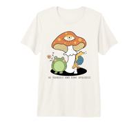 Be Yourself Don't Apologize Cottagecore Frog T-Shirt Haut de Gamme