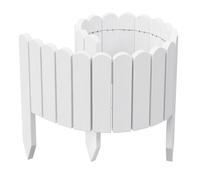 be4nature Bordure de Jardin Bois Flexible 40 x 100 cm Blanc Alpin imprégné Bordure de Parterre Rouleau clôture décorative palissade Bordure de pelouse