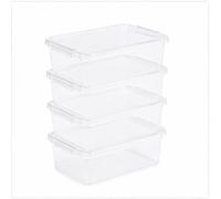 keeeper Boîtes de rangement Lot de 4 pour vêtements 5,6 litres