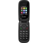 beafon C220 Téléphone portable à clapet noir, noir vernis
