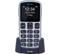 Téléphone portable pour séniors beafon SL250 argent-noir