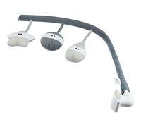 Béaba, Arche de Jeux/d'éveil compatible Transat Up & Down III, 3 jouets avec différentes fonctions, Complétement rotative, Aide au développement, Ergonomique, Simple, Pratique, Gris