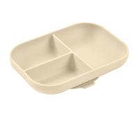 Beaba - Assiette compartimentée silicone Argile