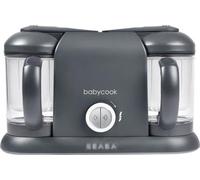 BÉABA - Babycook Duo - Robot Bébé 4 en 1 Mixeur-Cuiseur - Cuisson Vapeur rapide - Contenance XXL 2200 ml - Dark Grey