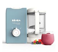 BEABA, Babycook Express, Robot Bébé 4 en 1 Mixeur-Cuiseur, Cuisson Express 15min, Mixage sur-mesure, Cuisson Vapeur Douce et Saine, Décongélation, Texture Homogène, Capacité 1 250 ml, Bleu Baltique