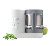 BÉABA - Babycook Néo - Robot Bébé Made in France - Mixeur-Cuiseur - Bol en Verre et Cuve Inox - Diversification alimentaire - Petits pots bébé maison - Cuisson Vapeur Douce Rapide - White Silver