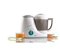 BEABA Robot mixeur cuiseur Babycook Original 4 en 1, gris/bleu