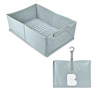 BÉABA, Baignoire Pliable bébé, Ultra Compacte, Design et tendance, Rangement Pratique, Encombrement minimal, Facile d'utilisation, Baignoire Pop Up Camele'o, Bleu