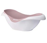 BÉABA, Baignoire pour Bébé, Antidérapante et Confort, Made in France, Matière Souple et Douce, Multifonction, Ergonomique, Bouchon de vidange, Camélé'O, Vieux rose