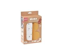 BEABA, Boîte 2 LANGES 120cm - Jaune Miel / Nuit étoilée