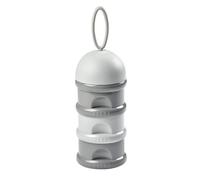 Beaba Boîte de dosage de lait en poudre, 3 compartiments empilables gris clair/gris foncé) ; 911673