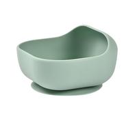 Béaba Bol ventouse pour enfant 100% silicone doux et résistant, compatible micro-ondes Sage green