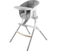 BEABA Chaise haute enfant Up & Down gris/blanc