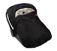 BÉABA, Chancelière Cosy/Siège Auto, Compatible tous sièges Groupe 0, 0-12 Mois, Imperméable, Coupe-Vent, Respirant, TOG 6, Double Polaire, Passage Harnais 3 et 5 Points, Noire