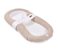 BÉABA, Cocoony Réducteur de Lit Bébé, Dès la Naissance, Cocon Apaisant et Respirant, Ceinture de Sécurité, Maintien sur le Dos, Textile Ultra Doux 100% Coton, Déhoussable, Lavable, Certifié Oeko-Tex