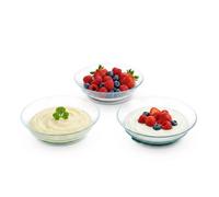 BÉABA x DURALEX, Coffret Bébé & Enfant, 3 Assiettes en Verre Trempé avec Ventouses, Résistant, Sain, Durable & Fabriqué en France, Misty Green