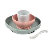 BEABA - Coffret repas silicone - Eucalyptus