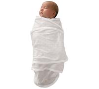 BÉABA - Couverture Miracle™ - Couverture d'emmaillotage - 100% Coton - 0-3Mois - Leaf