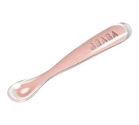 Beaba - Cuillère d apprentissage silicone 1er âge - Pink