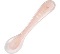 BEABA - Cuillère d'apprentissage silicone 2ème âge - Pink