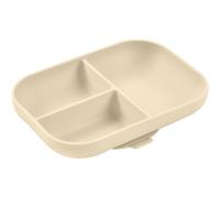 Beaba Divided Silicone Plate assiette à compartiments avec ventouse Clay 1 pcs