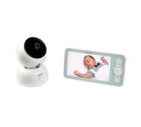 BEABA Écoute bébé Vidéo Zen Premium - Caméra rotative 360°, vision nocturne infrarouge