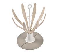 BÉABA, Egoutte biberons Arbre Flower, Pliable, 8 biberons et accessoires, Compact, Nomade, Argile