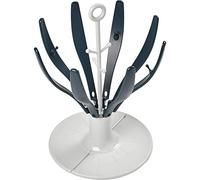 BÉABA, Egoutte biberons Arbre Flower, Pliable, 8 biberons et accessoires, Compact, Nomade, Bleu