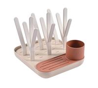 Egoutte biberons forêt terracotta-clay