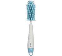 BÉABA, Goupillon/Brosse Biberons & Tétines en Silicone ultra souple, Embout souple et texturé, Nettoie biberons tétines et petits accessoires, Manche ergonomique, Trou d’accroche