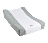 BÉABA, Housse pour Matelas à Langer Sofalange, 100% Coton Nid d'abeille, Eponge Moelleuse, Drap Absorbant, Confort Optimal, Tissus Certifiés Oekotex , Vert d'eau