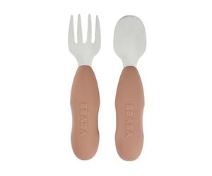 Beaba - Lot de 2 pré-couverts inox - Pralin