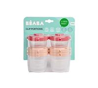 Lot De 6 Portions Clip 1er Âge 60ml / 120ml Pink - Beaba