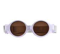 BÉABA, Lunettes de soleil pour bébé 0-9 mois, Protection 100% UV - CAT 4, Protection Latérale, Confort Optimal, Bandeau élastique ajustable, Collection Glee, Lila