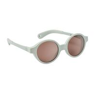 BÉABA, Lunettes de soleil pour bébé 9-24 mois, Protection 100% UV - CAT 3, Protection Latérale, Confort Optimal, Branches ajustables 360°, Adapable à la vue, Collection Joy Vert de Gris