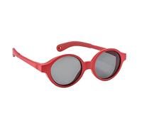BÉABA, Lunettes de soleil pour bébé 9-24 mois, Protection 100% UV - CAT 3, Protection Latérale, Confort Optimal, Branches ajustables 360°, Coquelicot