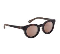 BÉABA, Lunettes de soleil pour enfant 2-4 ans, Protection 100% UV - CAT 3, Protection Latérale, Confort Optimal, Branches ajustables 360°, Adapable à la vue, Collection Happy Ecaille Noir