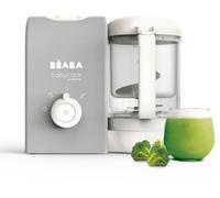 BEABA, Babycook Express, Robot Bébé 4 en 1 Mixeur-Cuiseur, Cuisson Express 15min, Mixage sur-mesure, Cuisson Vapeur Douce et Saine, Décongélation, Texture Homogène, Capacité 1 250 ml, Gris Velours