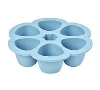 Moule multiportions silicone 6x90ml bleu TU