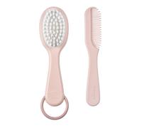 Beaba - Peigne et brosse bébé - Old Pink